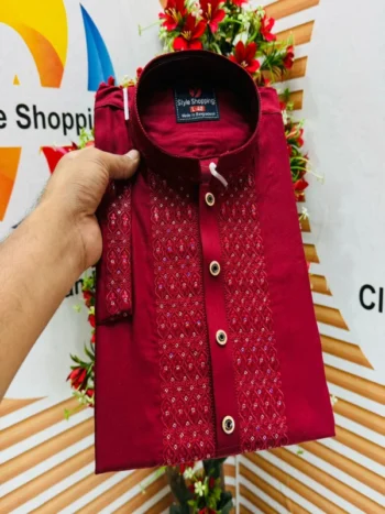 প্রিমিয়াম এমব্রয়ডারি সিকুয়েন্সের পাঞ্জাবি